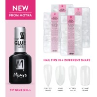 Moyra Tip Glue Gel 1 - Tip Glue Gel 1 - extrem lange haftendes UV-Klebegel (Haftgel) zum Fixieren der Tips